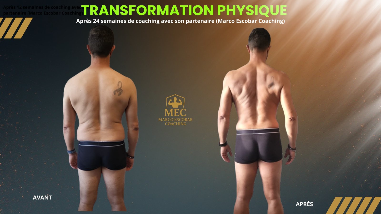 Transformation dos musculaire Teixeira Serafim prise de masse MEC Lattes